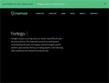 Tablet Screenshot of fortegollc.com